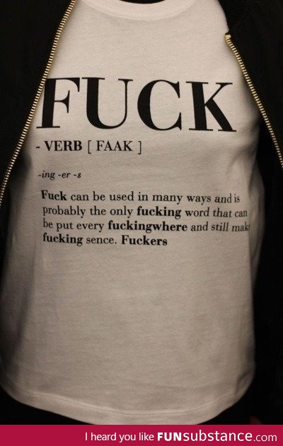 Best definition of f*ck