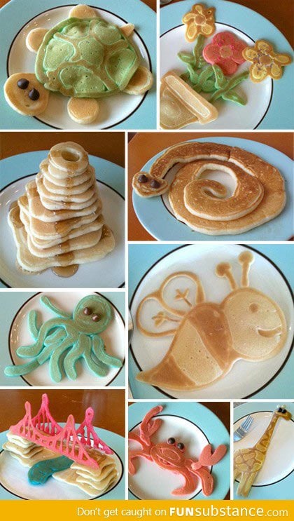 Awesome pancake art