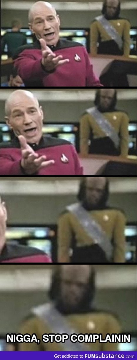 Annoyed Worf