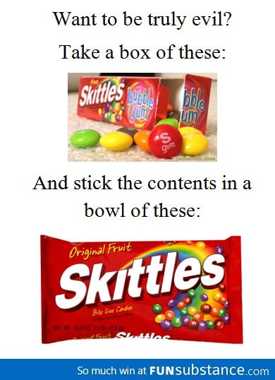 Skittles prank