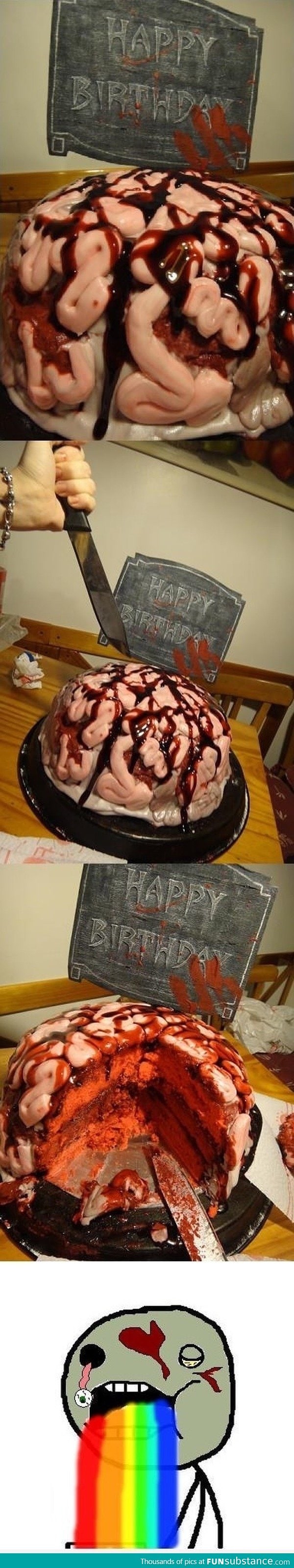 Cake for zombie lovers