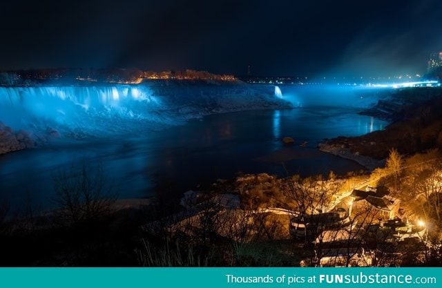 Niagara Falls at Night