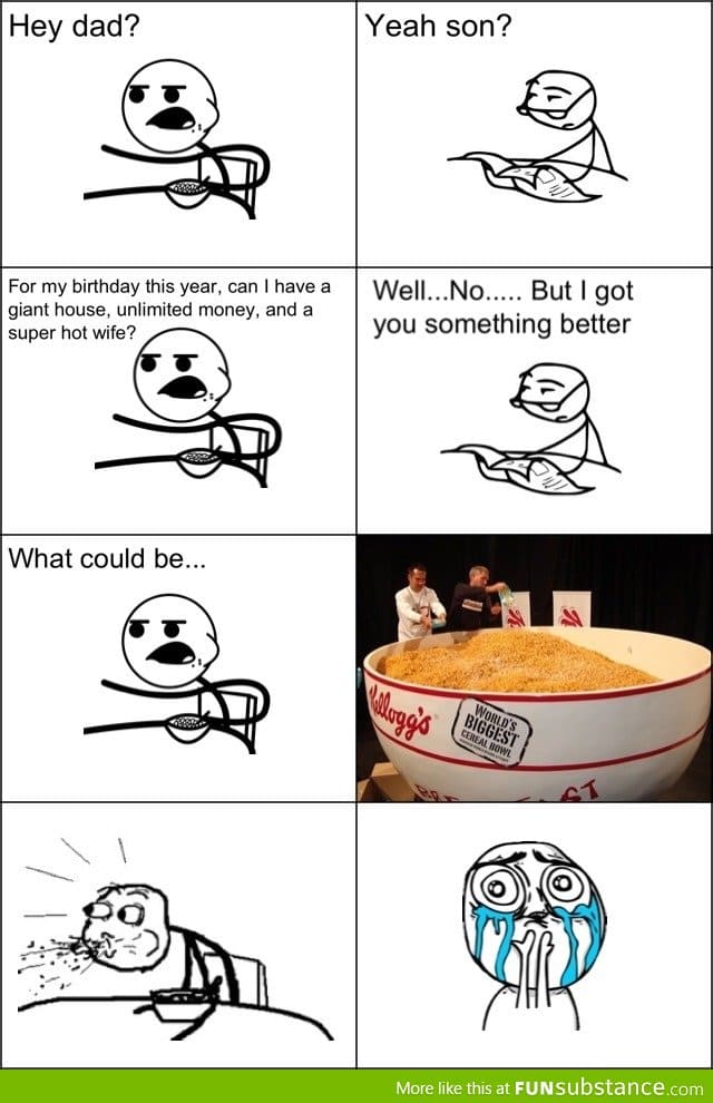 Perfect Birthday gift for cereal guy