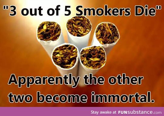 Statistics of smokers