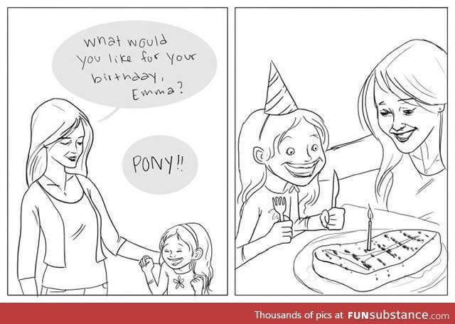 Birthday pony