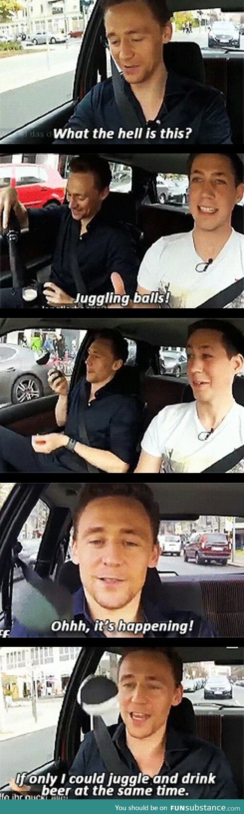 Tom Hiddleston is So damn cute