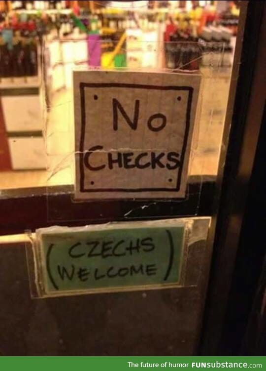No checks