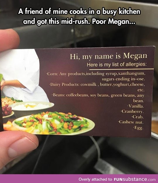 Wouldn't want to be poor Megan