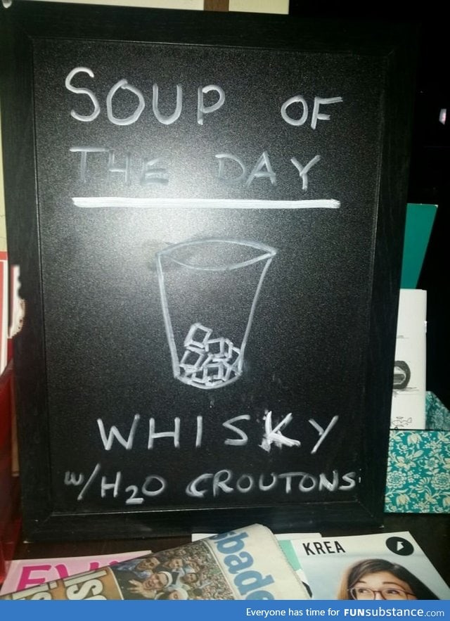 With croutons