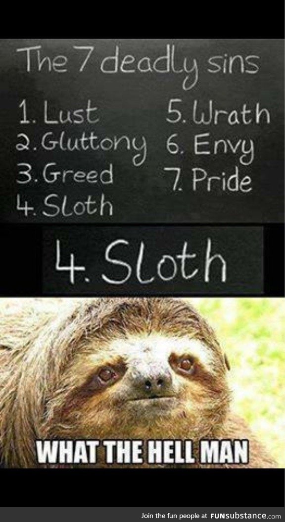 The seven deadly sins