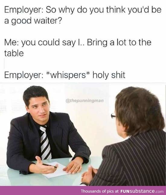 You're hired