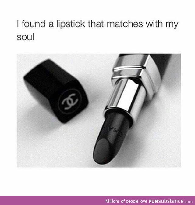 Black lipsticks matter