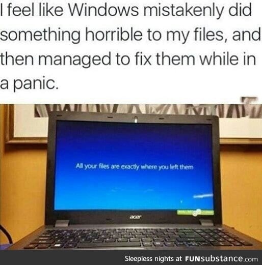 Windows is guilty
