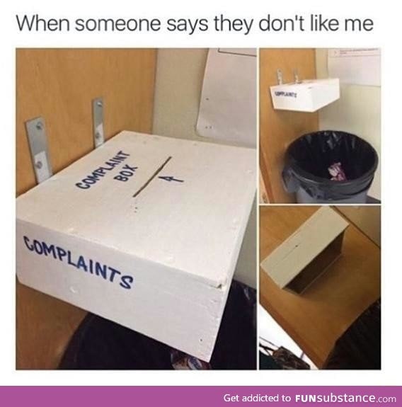 Complaint box