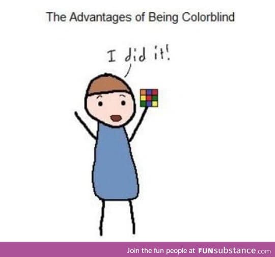 Being colorblind