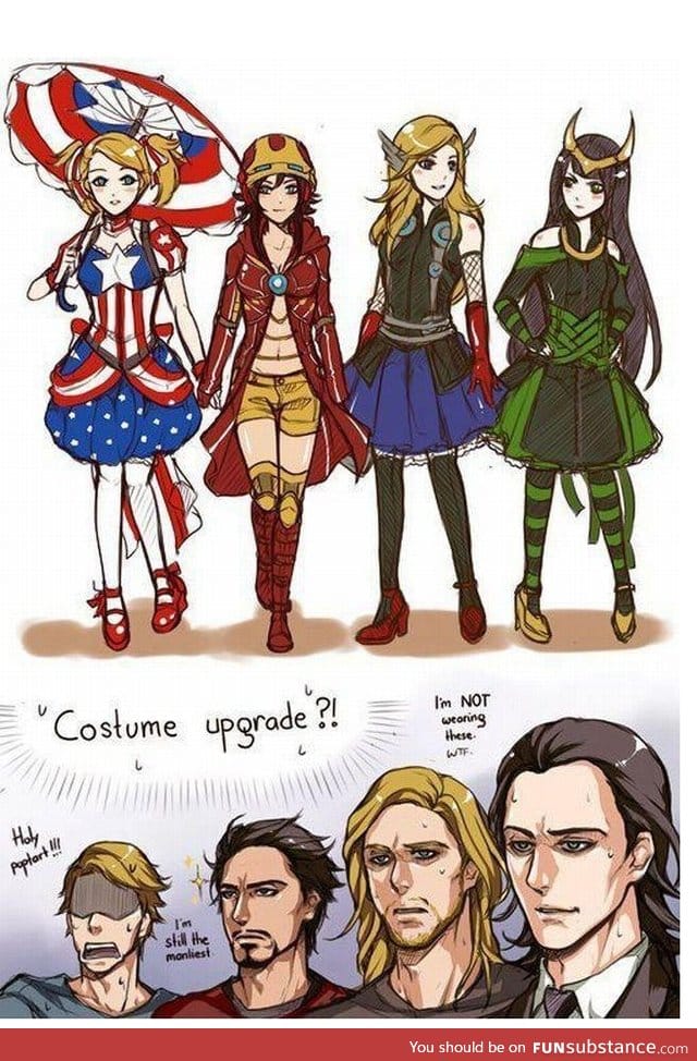 Avengers Costume Upgrades