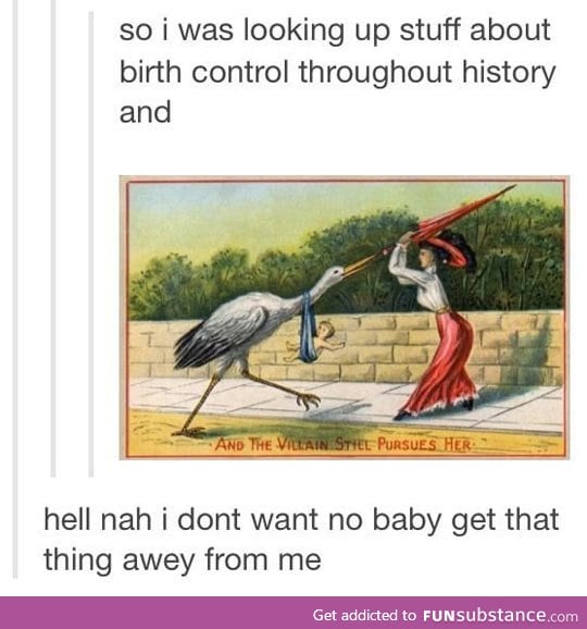 Birth control back then