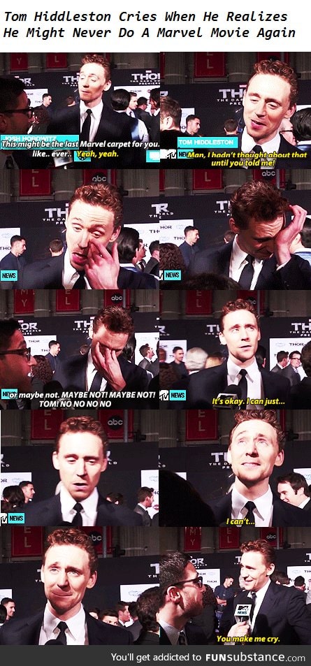 Tom Hiddleston is such a sweet man!