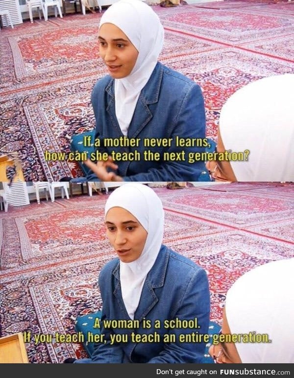 Education is important regardless of gender