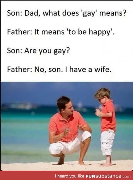 What does 'gay' mean?