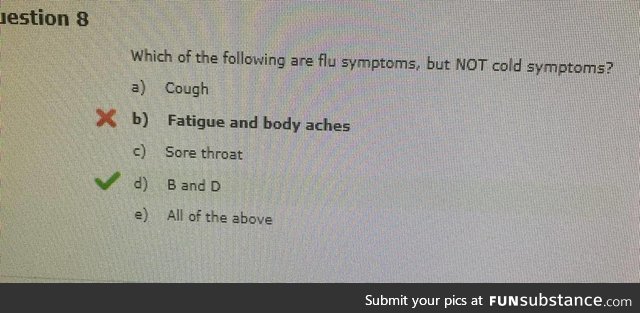 Well played, medical test