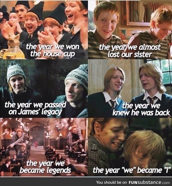 Happy birthday fred and george. Rip fred