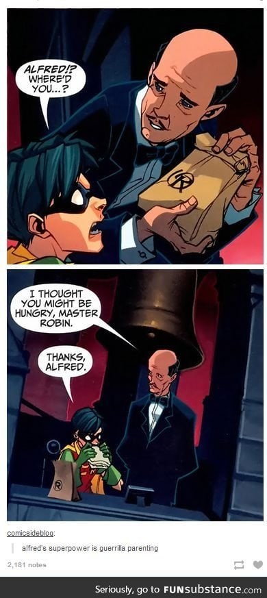 We don't deserve Alfred <3