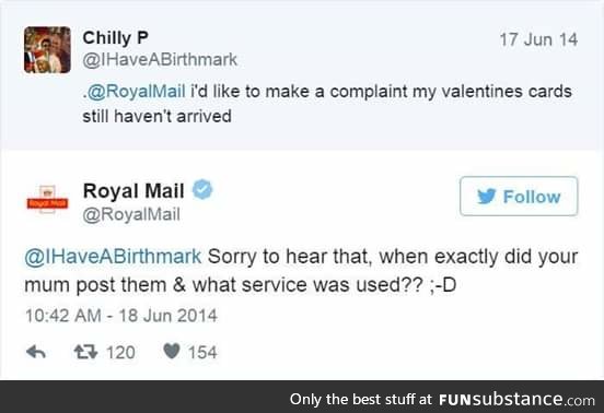 Royal mail are savages