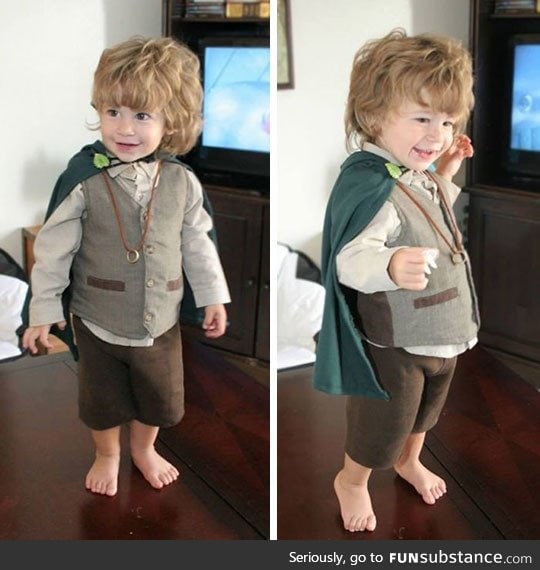 Little frodo is adorable