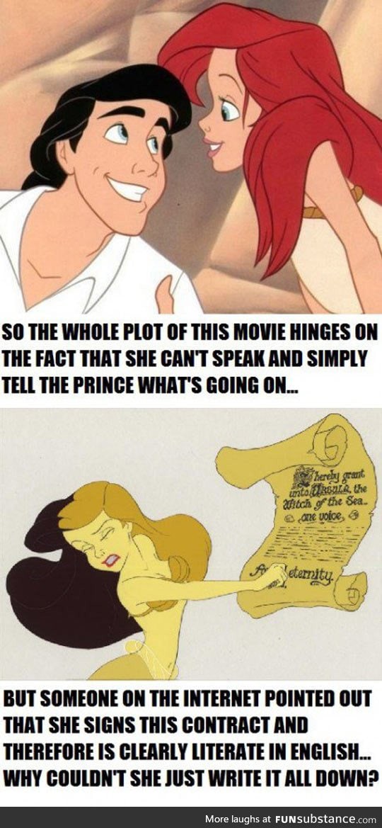 When disney movies get reexamined as a grown up