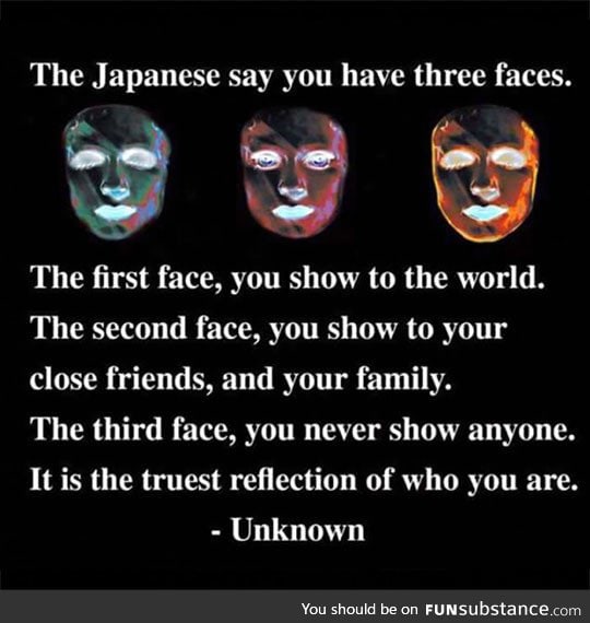 The three faces of life
