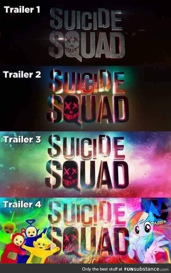 Evolution Of The Suicide Squad Logo