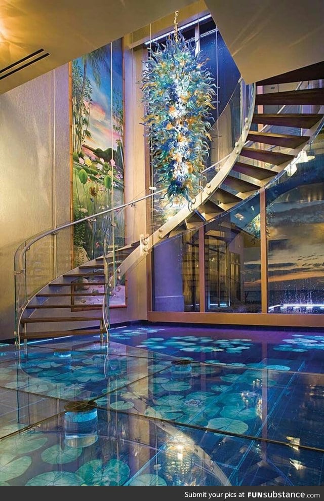 Stunning stairway and landing