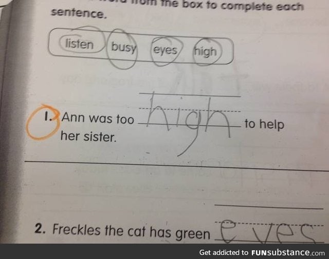 This first grader know what's up