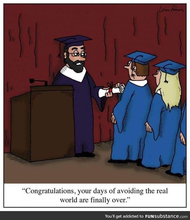 Finally graduating from graduate school