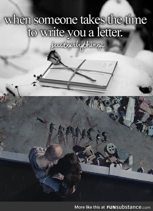 When they write you a letter