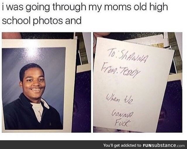 mom's yearbook photos