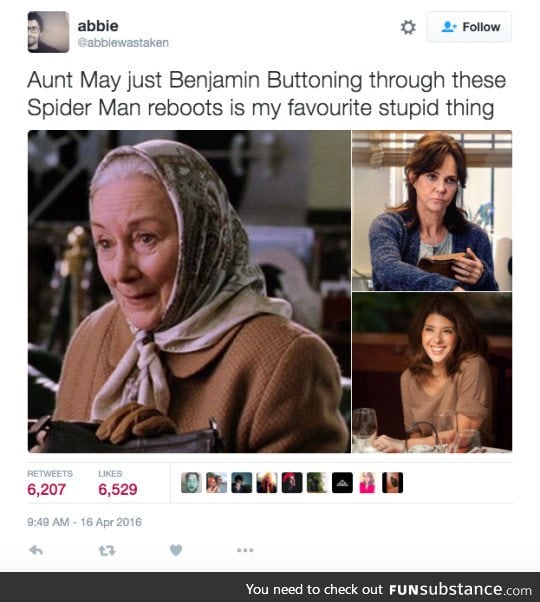 Aunt May Button
