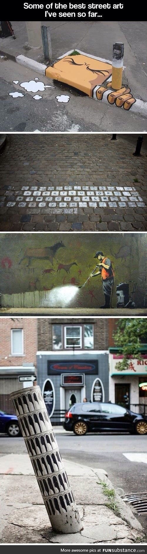 Urban street art that makes sense