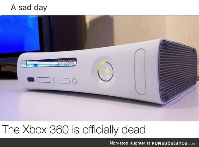 Microsoft announced this. RIP Xbox 360