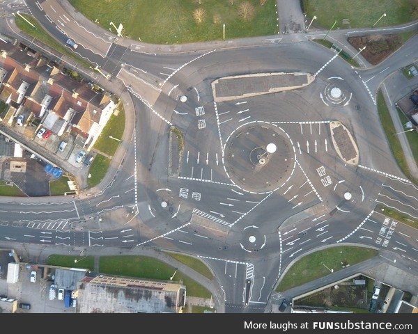 This is a genuine roundabout in UK