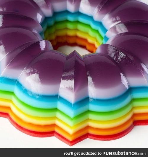 Rainbow Jello