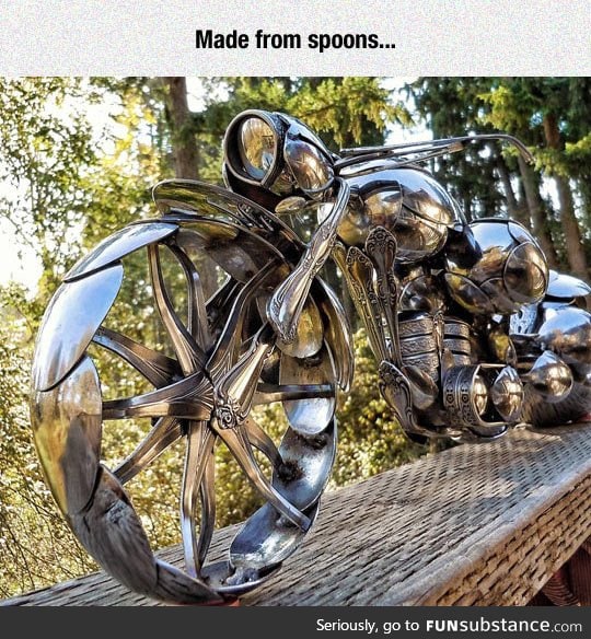 Art made with spoons