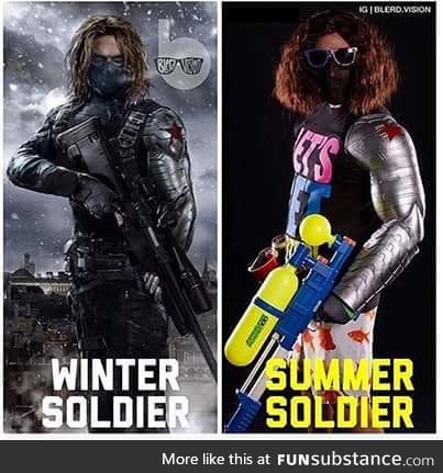 I haven't seen the spring soldier yet