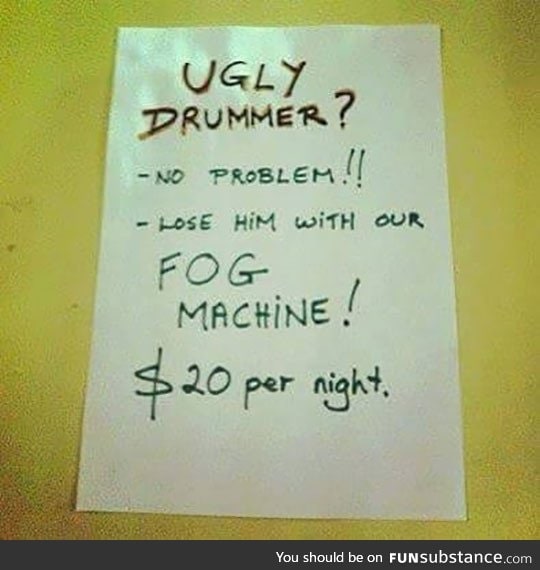 Ugly drummer problems solved