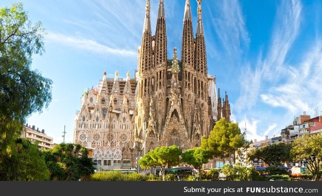 Day 5 of the your daily dose of European Culture: The Sagrada Família in Spain.