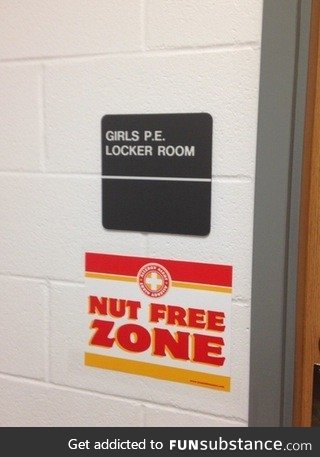 Nut free zone!