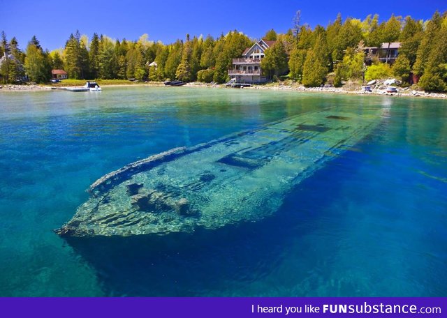 Lake Huron shipwreck