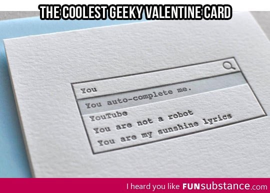Geeky Valentine Card