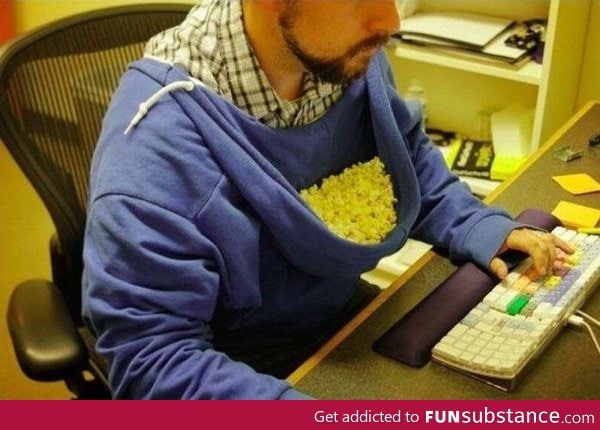 Perfect setup for popcorns